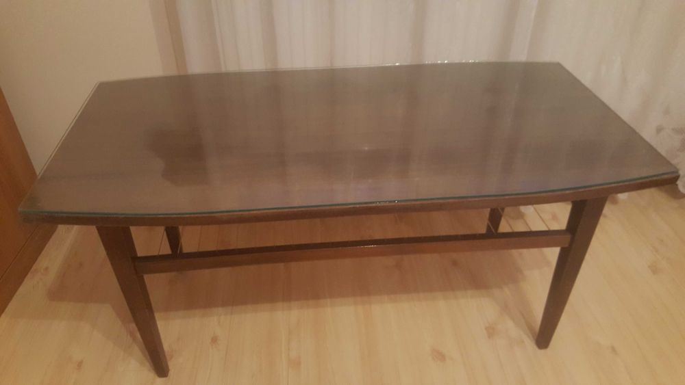 Ława wysoki połysk ze szkłem