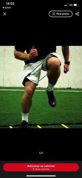 Elásticos para treino de sprint, velocidade e agilidade