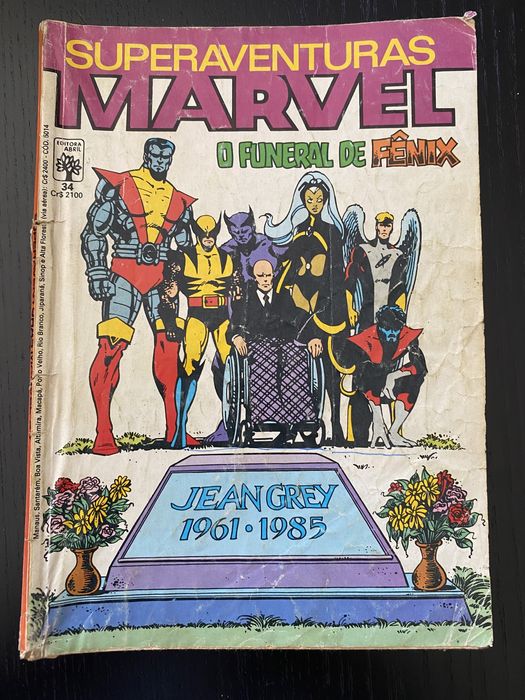 Banda Desenhada Superaventuras Marvel 1985
