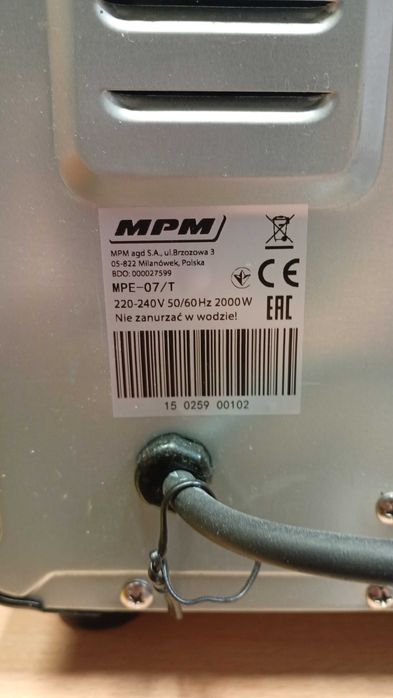 Piekarnik MPM-Komis MADEJ Dębica