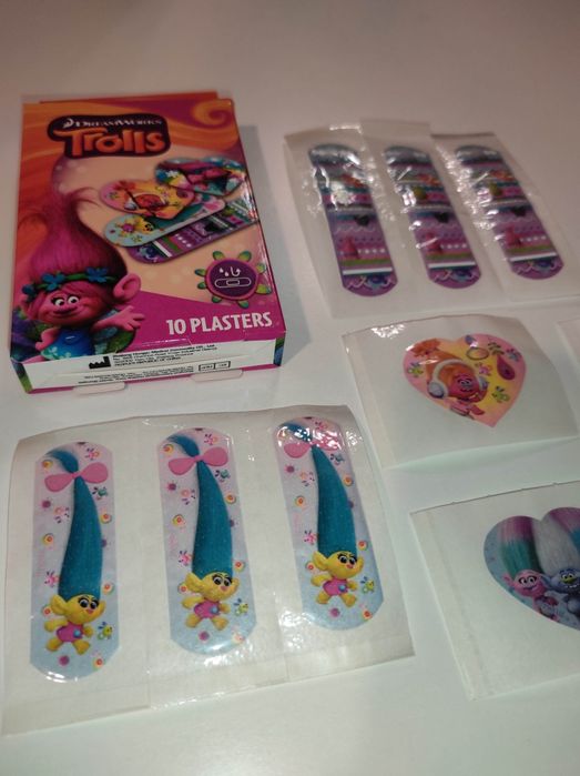 Trolls trolle plastry opatrunkowe plasterki