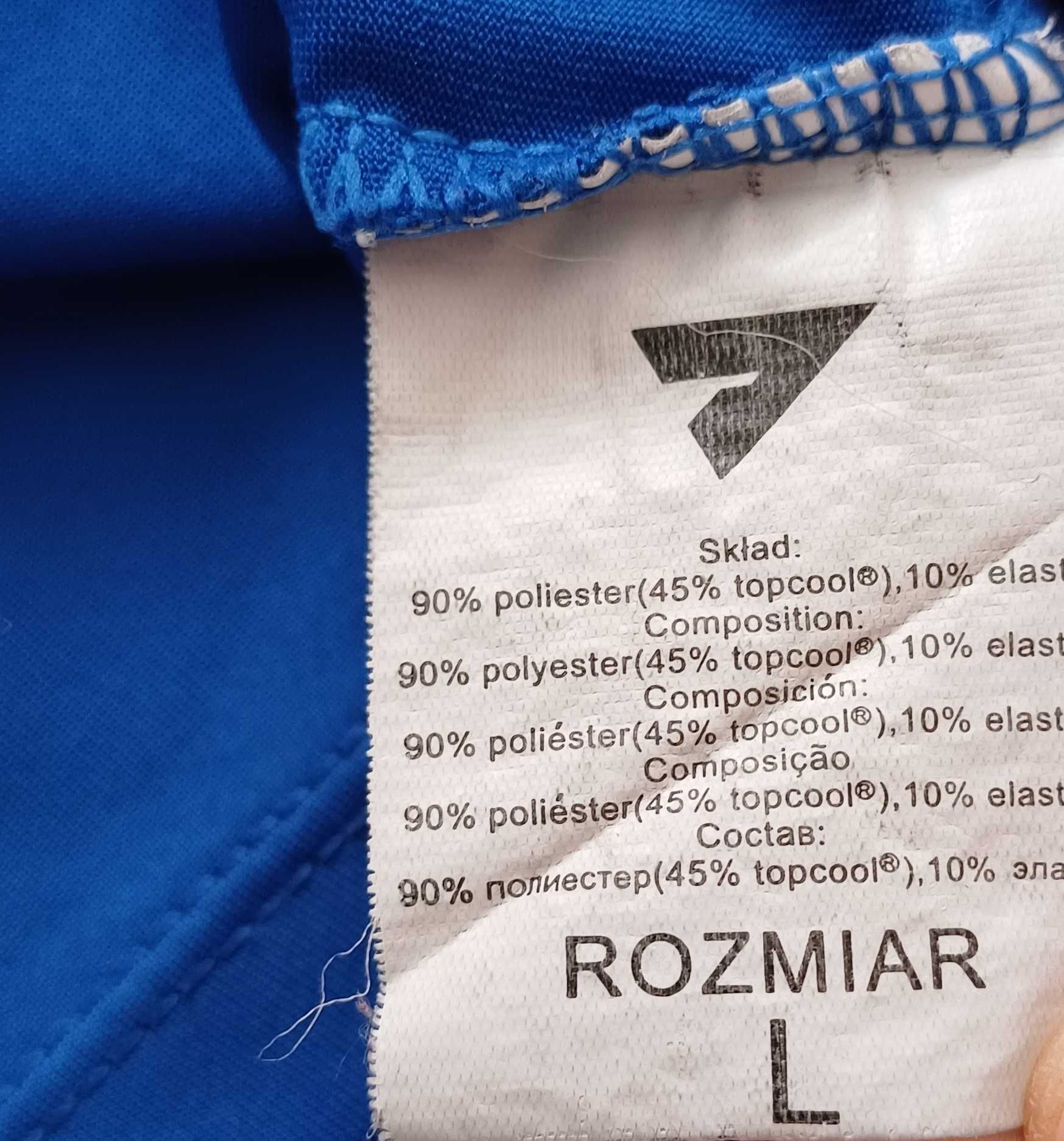 T-shirt damski bluzka niebieski krótki rękawek L/40 Seven for 7