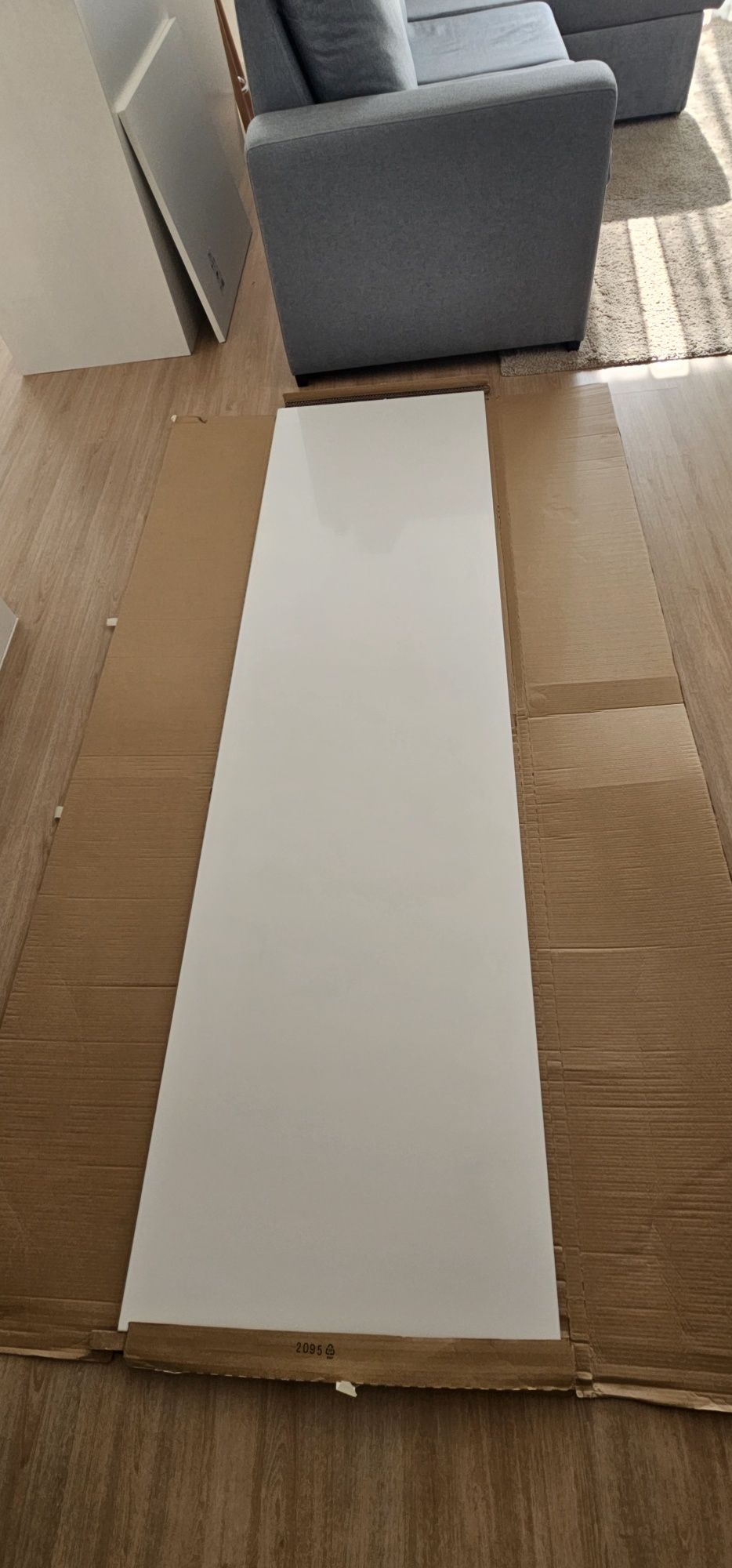 Porta cozinha branca 60×215