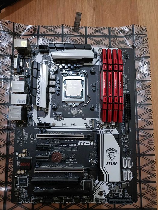 Vendo Combo Motherboard MSI Z170 + i7 7700K + 16GB DDR4 2133mhz
