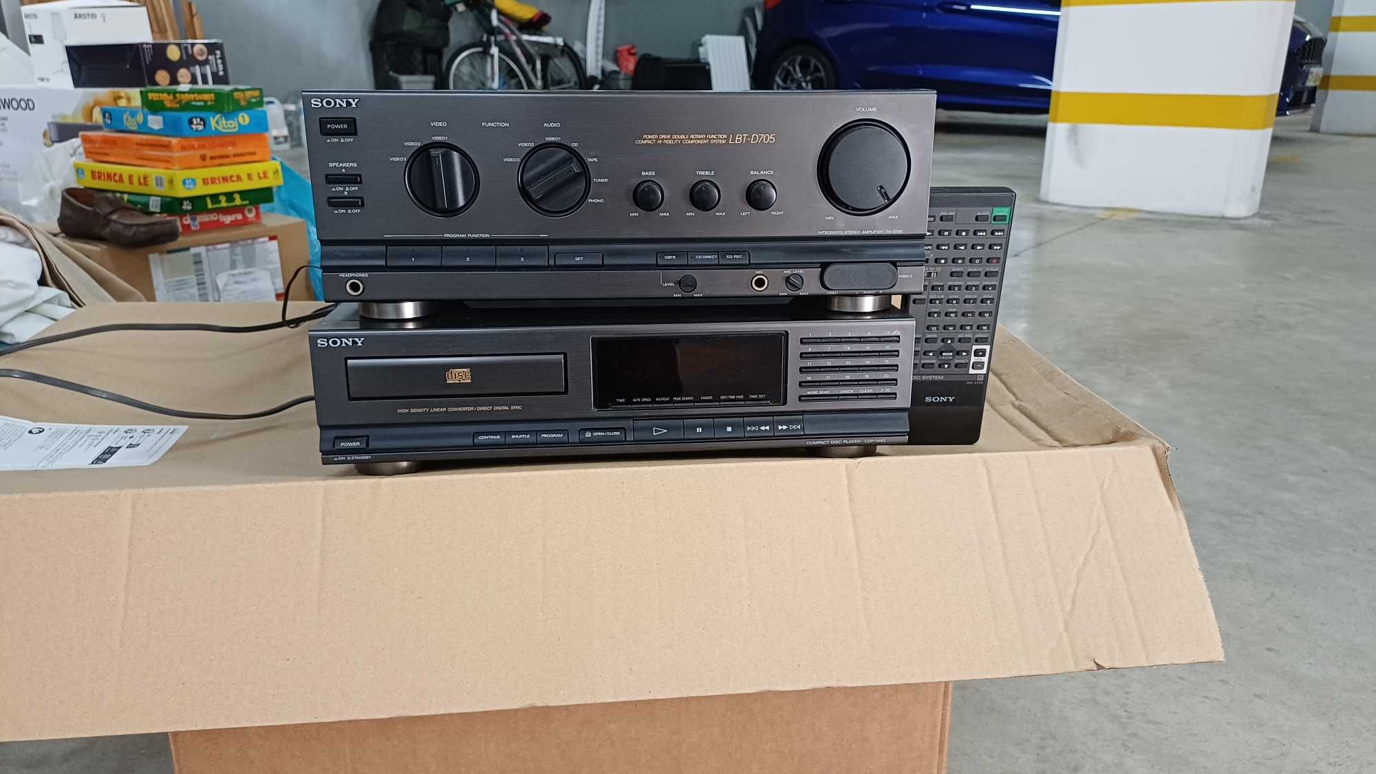 Aparelhagem de som Sony
