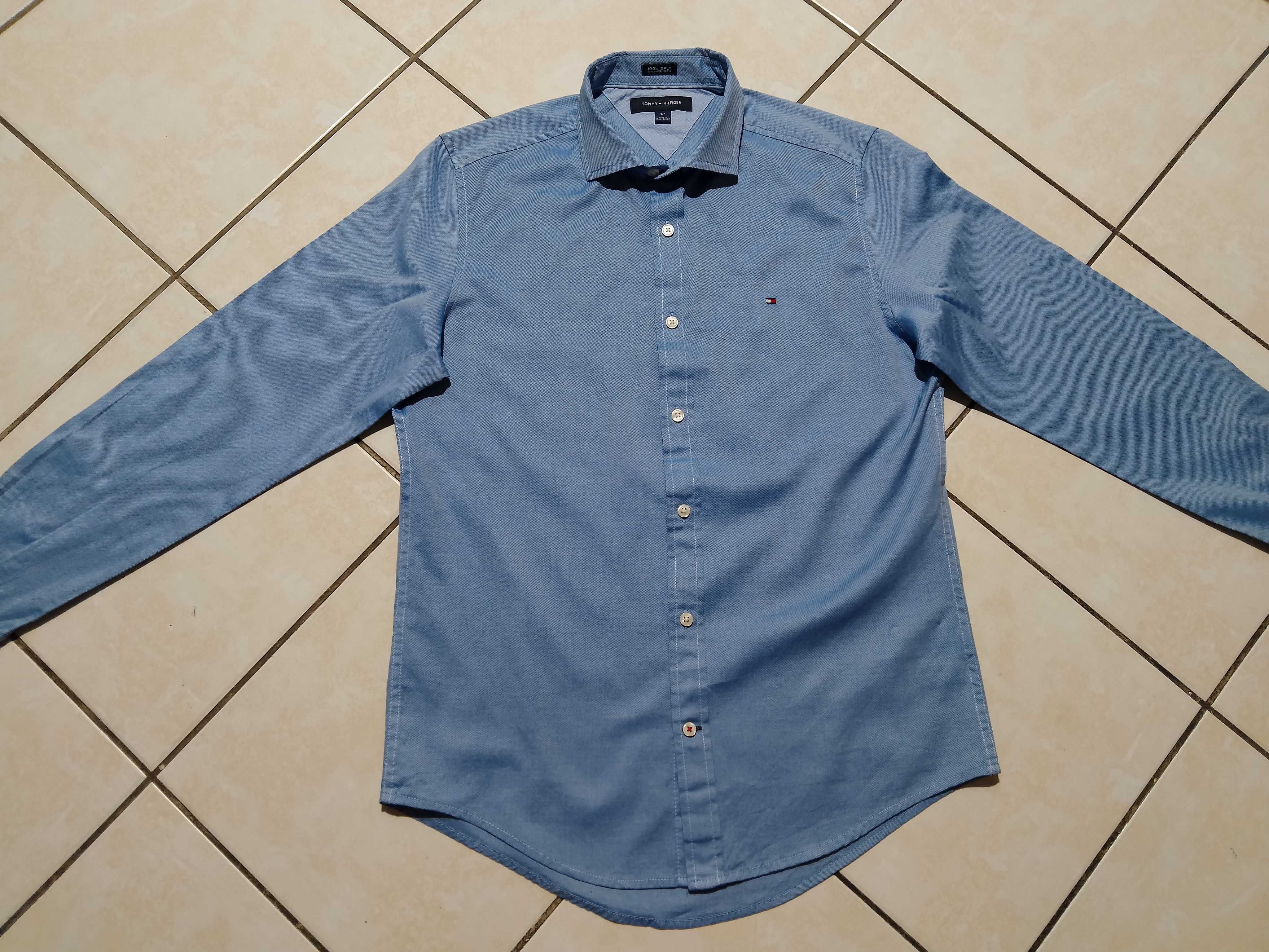 TOMMY HILFIGER USA - NOWA! z LOGO Koszula Męska rozmiar M