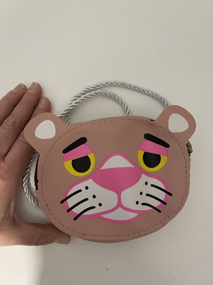 Mała torebka dla dziewczynki różowa pantera