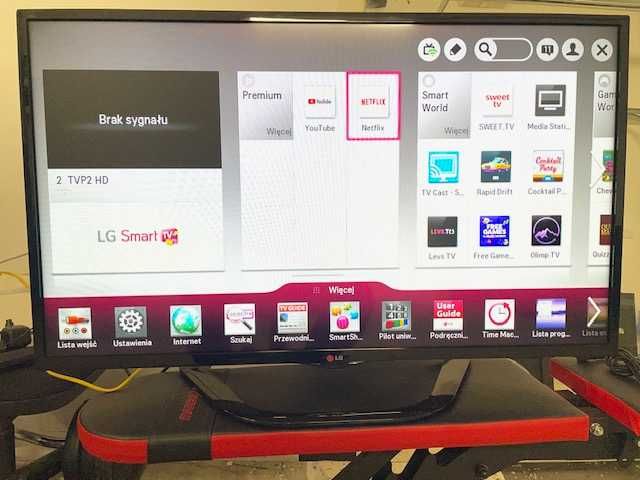 Telewizor LG 42" SMART WiFi, 3D, full HD, YouTube, Netflix, polecam