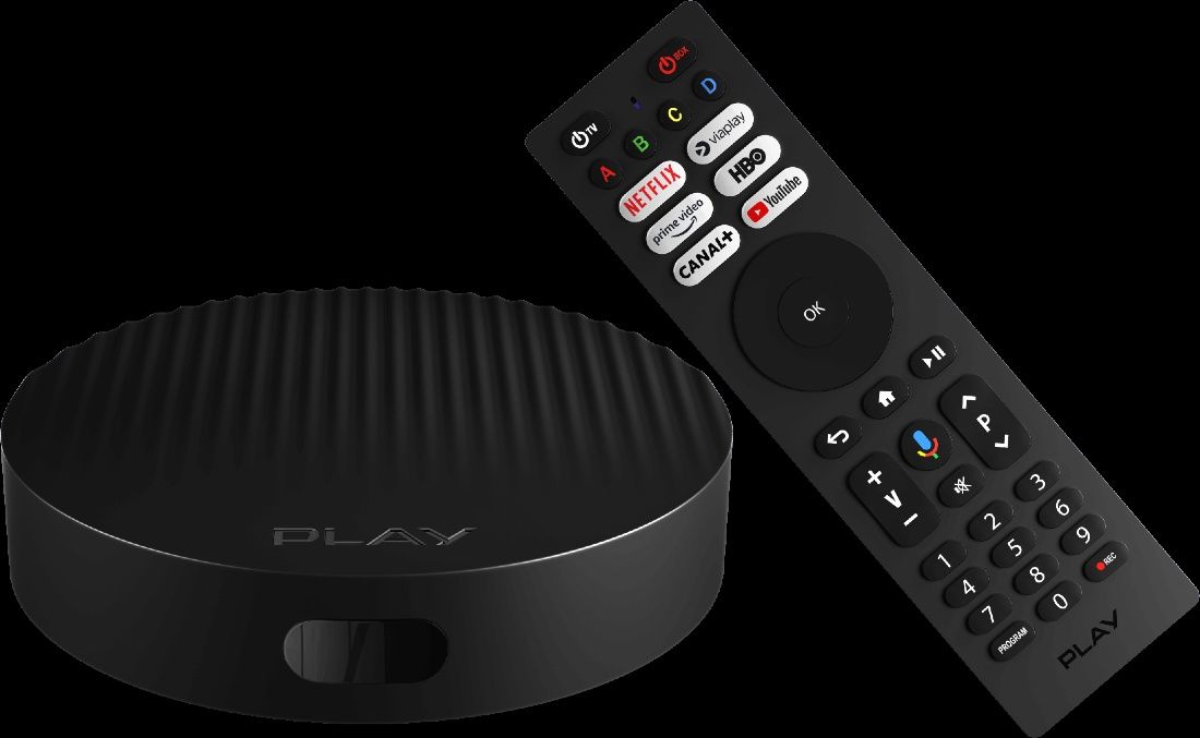 NOWY Play TV BOX 4K HDR, Android 11, DVB-T