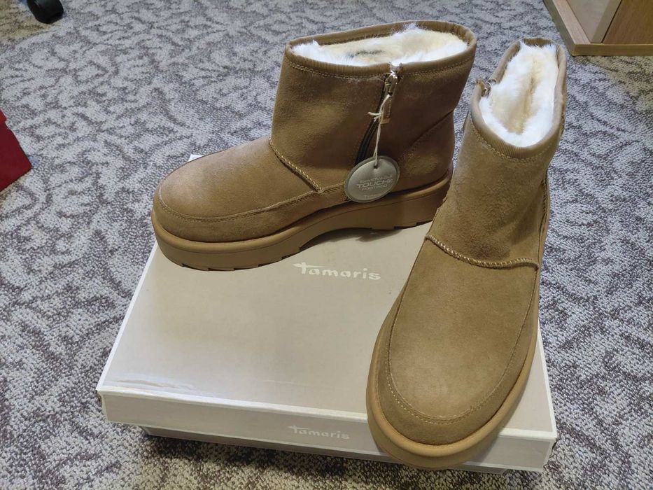 Зимові чоботи (угі) замш