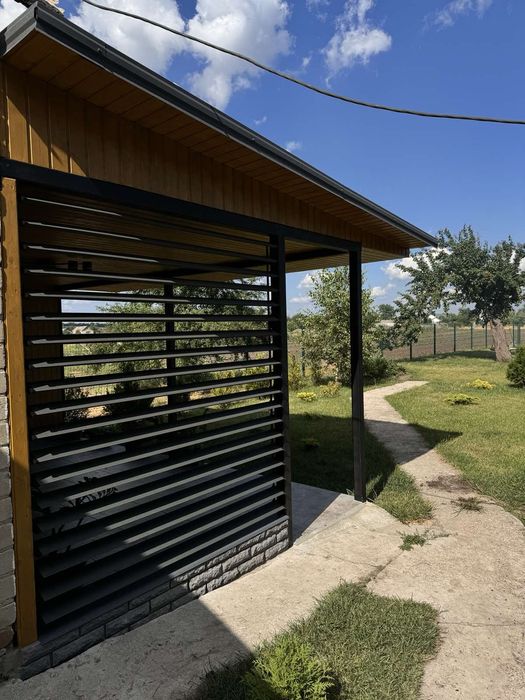 Садові жалюзі київ жалюзі бесідки альтанки тераса київ тераса дерево