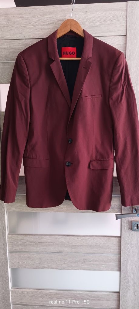 Marynarka Hugo Boss marynarka Slim Soft