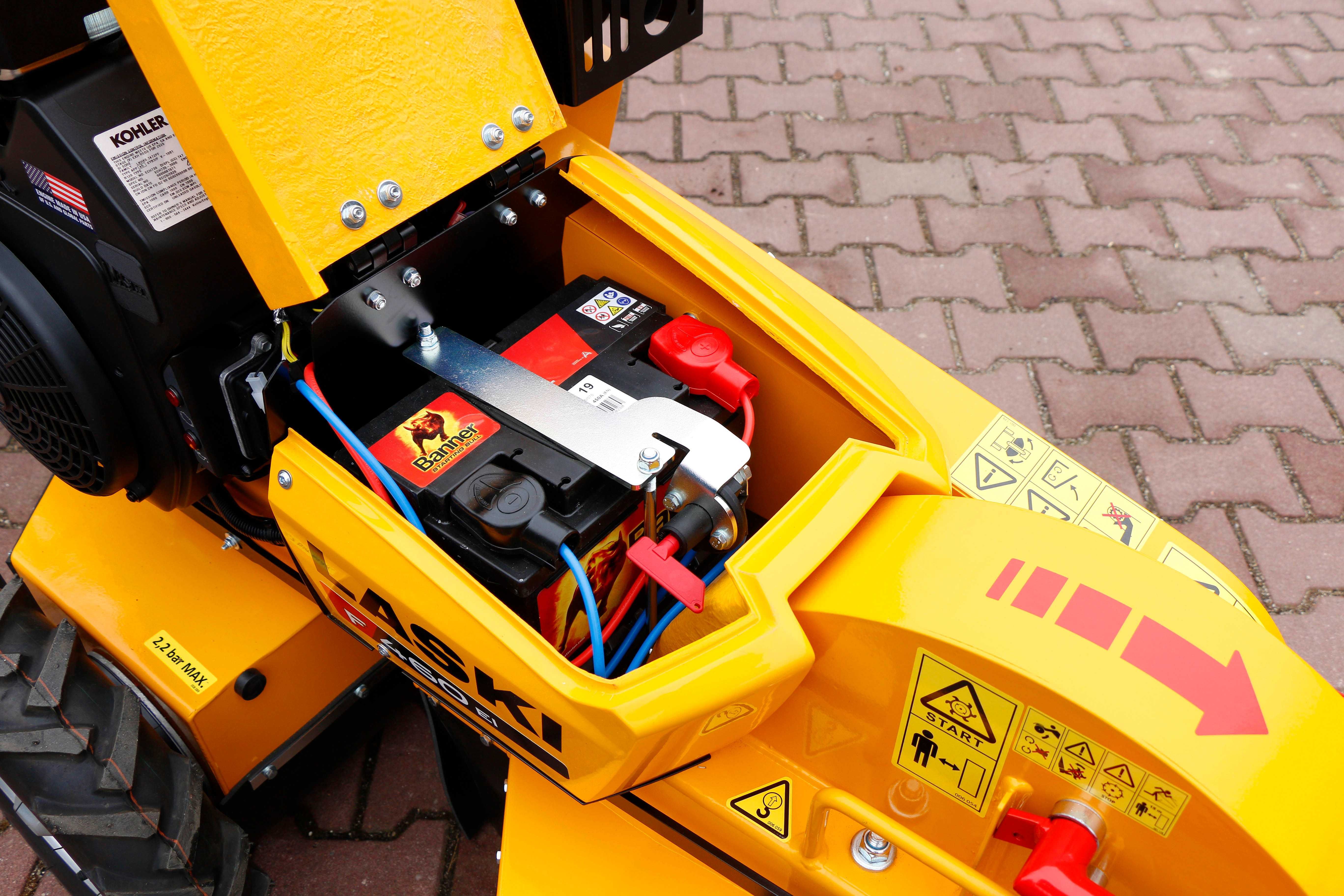 LIWEX Karczownik LASKI F 460 E z napędem, frezarka do pni 25 KM_Raty