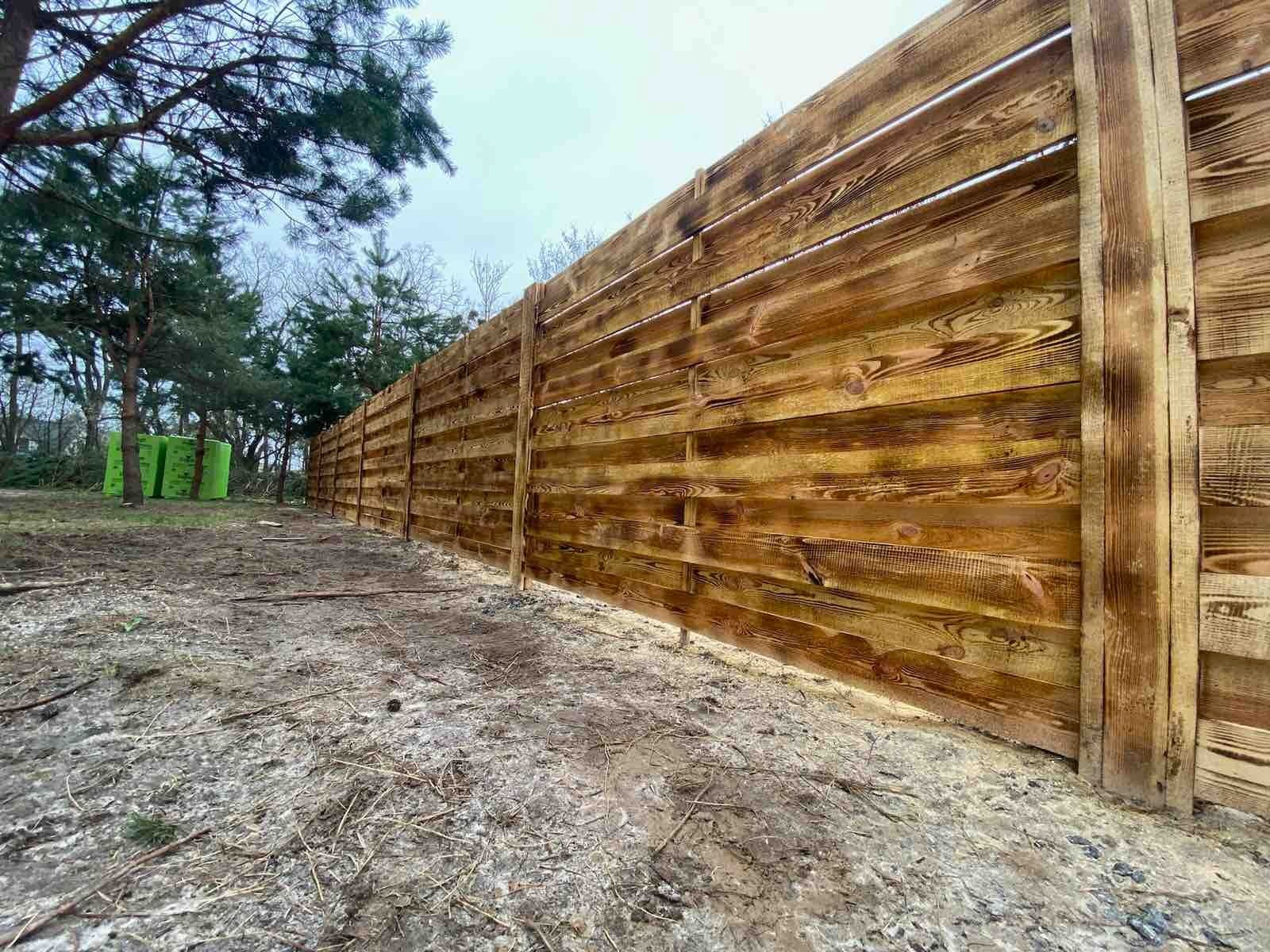 Деревяний забор 500гр м п