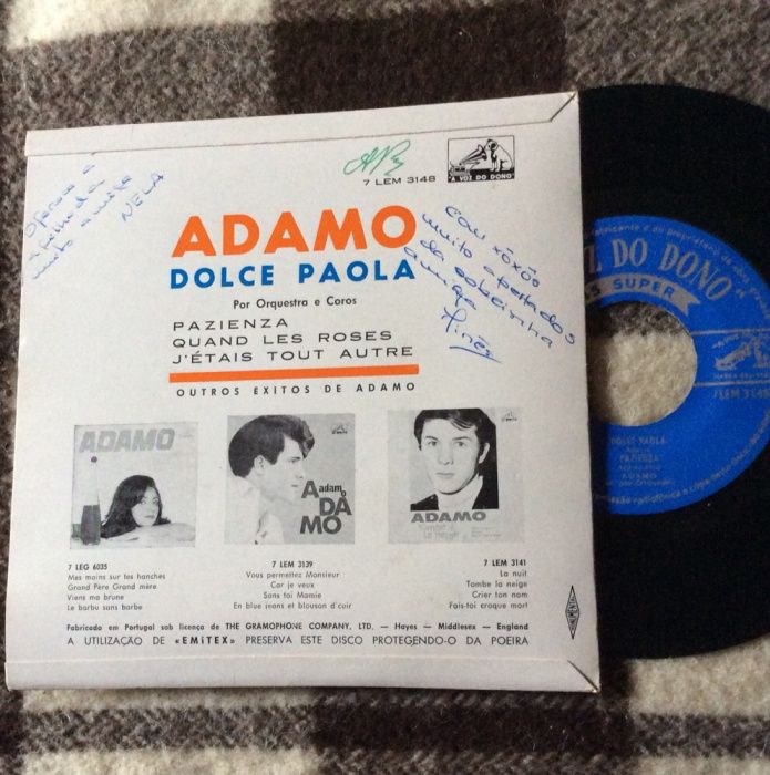 Adamo 6 Singles 1 duplo Portugal