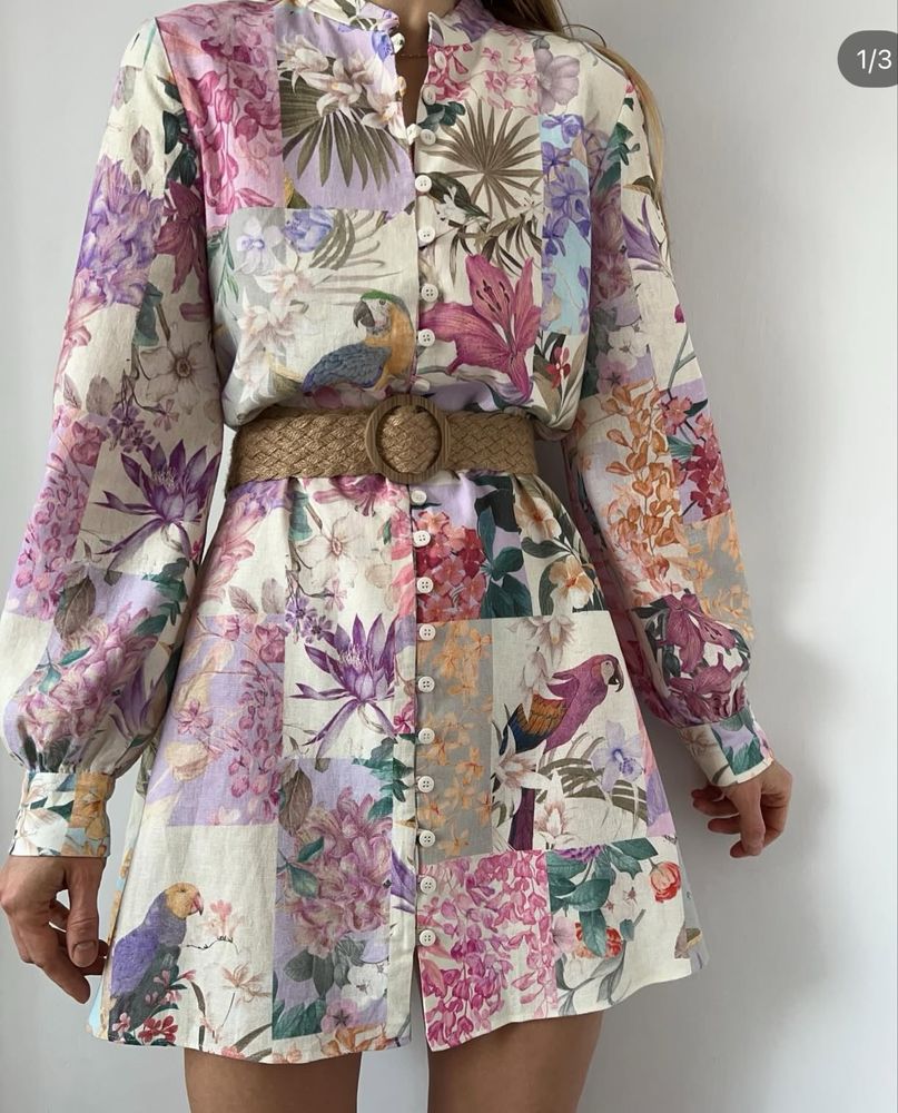 Сукня з льону  Zara