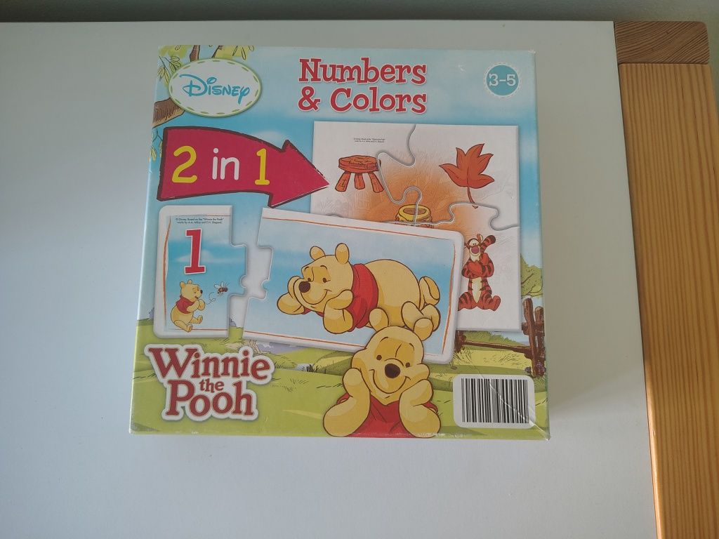 Puzzle Kubuś Puchatek i gra Peppa