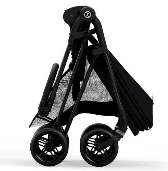 Cybex Melio Carbon Wózek Spacerowy +Gondola GRATIS 2w1 Deep Black NOWE