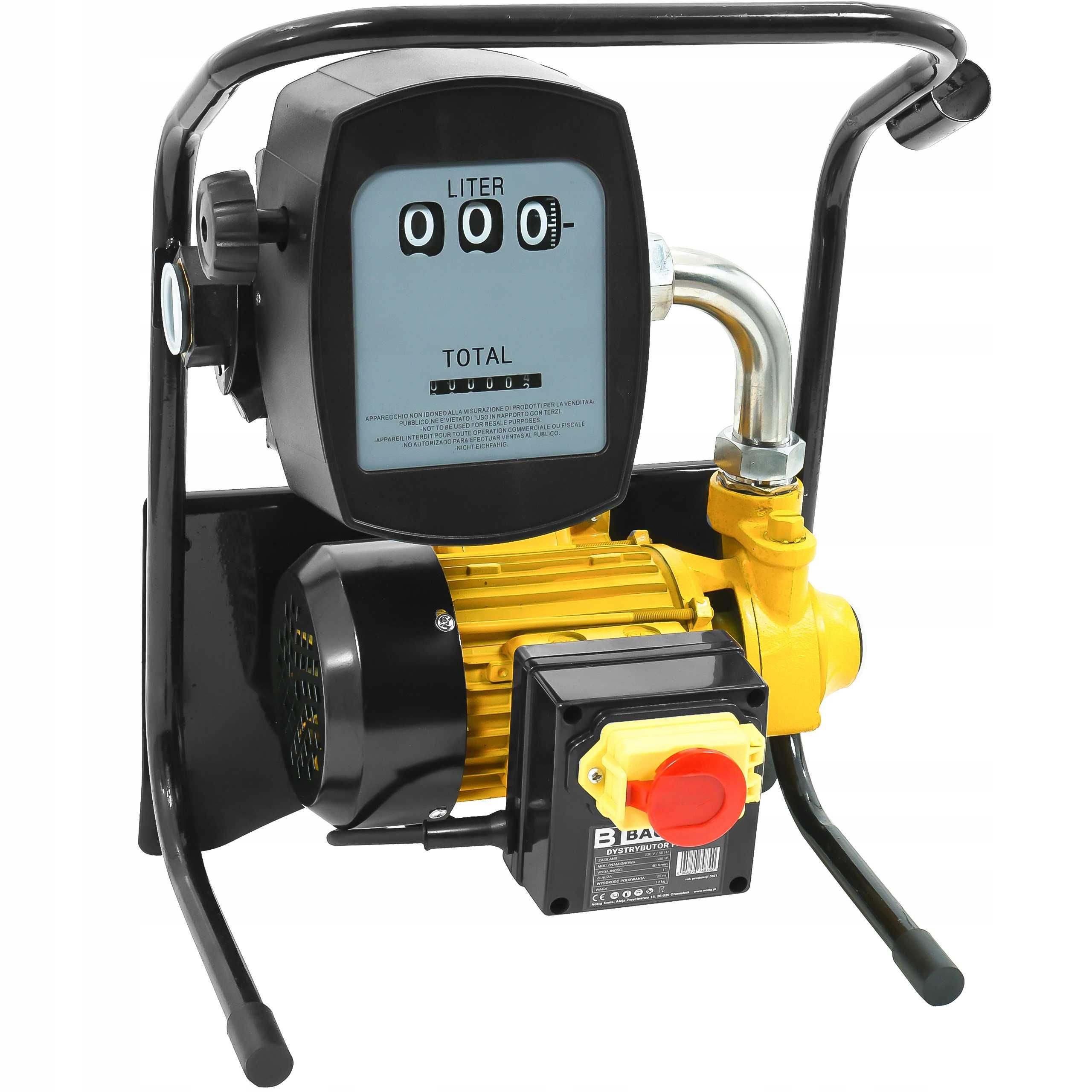DYSTRYBUTOR POMPA Oleju Paliwa Stacja Paliw CPN Ropy 600W 40L/MIN