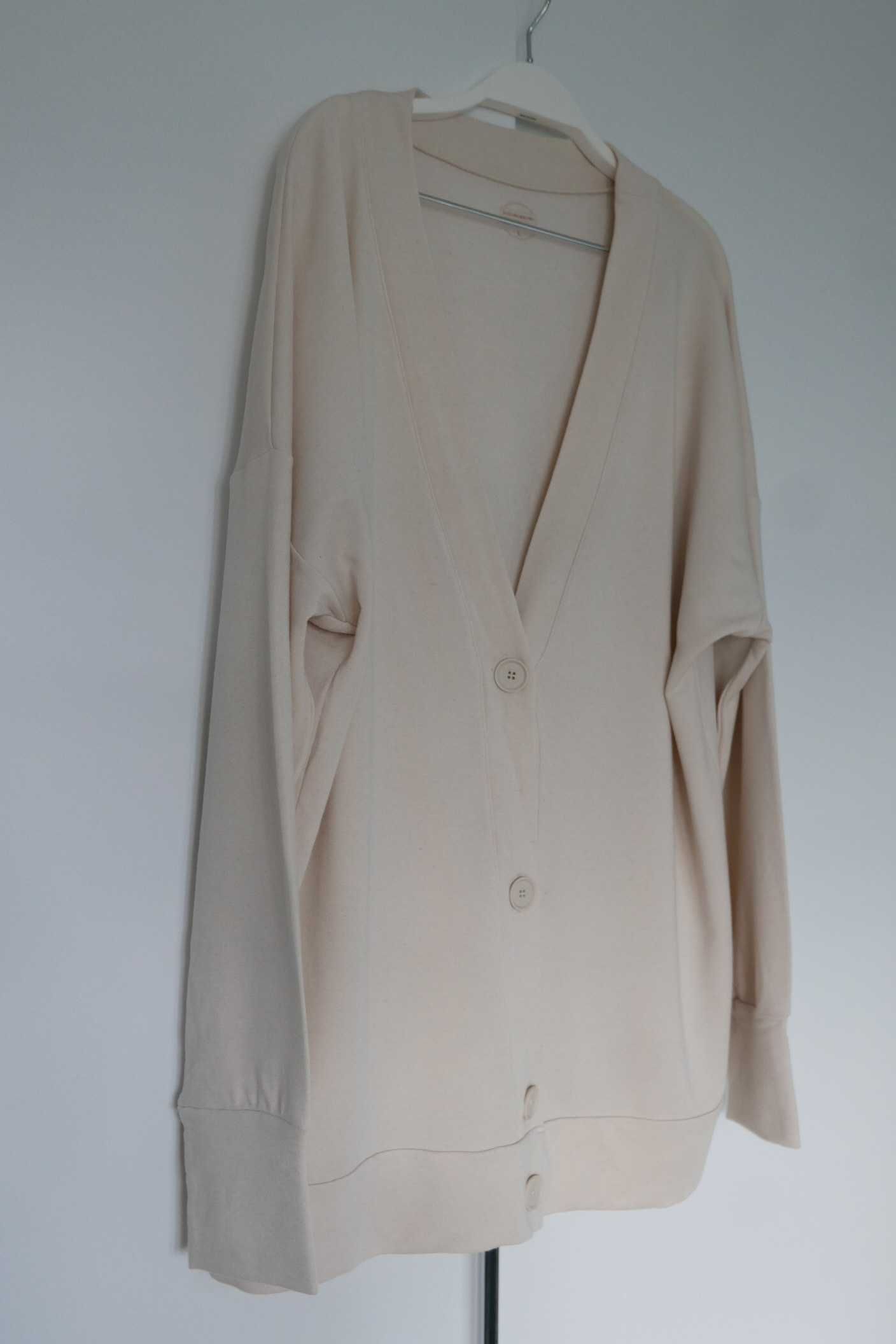 Intimissimi sweter thermal z guzikami z modalu i kaszmiru L