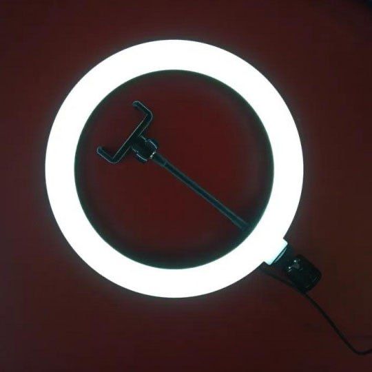 Кільцева лампа 26 см, лампа для tiktok, селфі лампа з підтримувачем