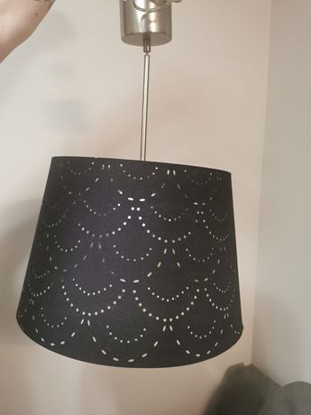 Lampa sufitowa Ikea czarna