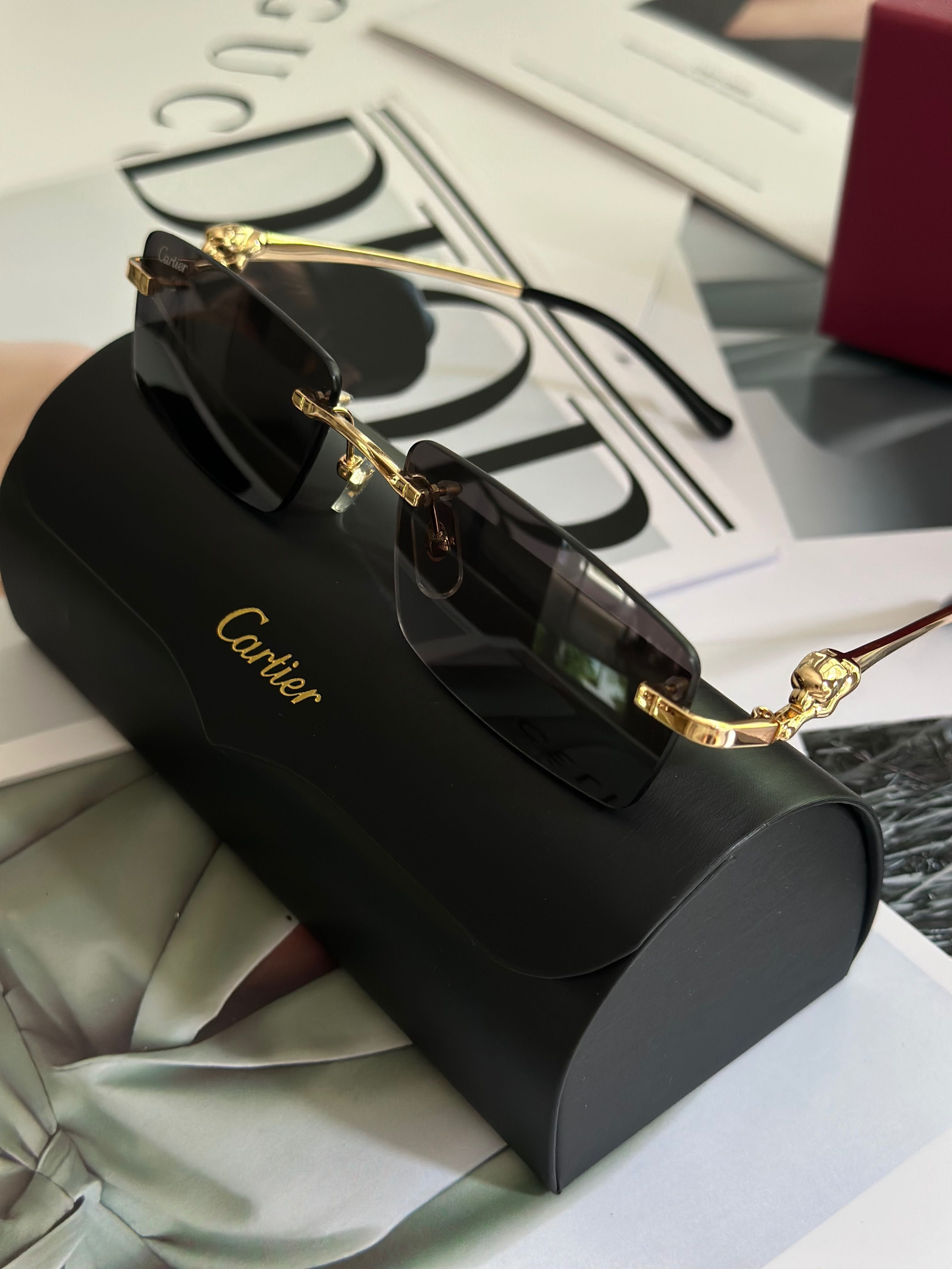 Okulary Cartier z pudełkiem