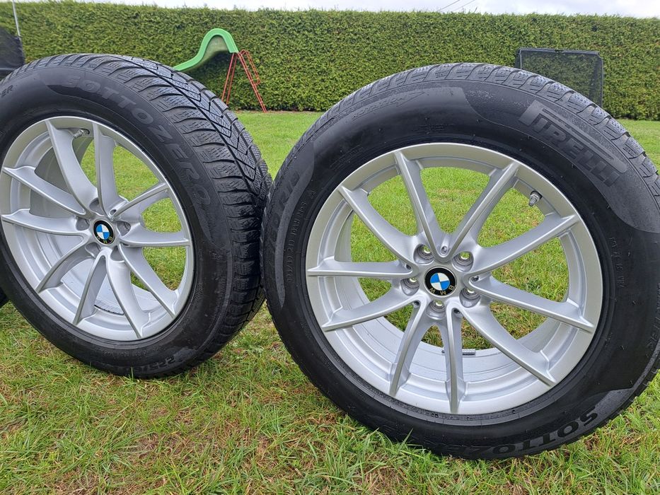 Super okazja! 5X112 Oryginalne koła zimowe BMW X3 X4 Pirelli 225/60 18