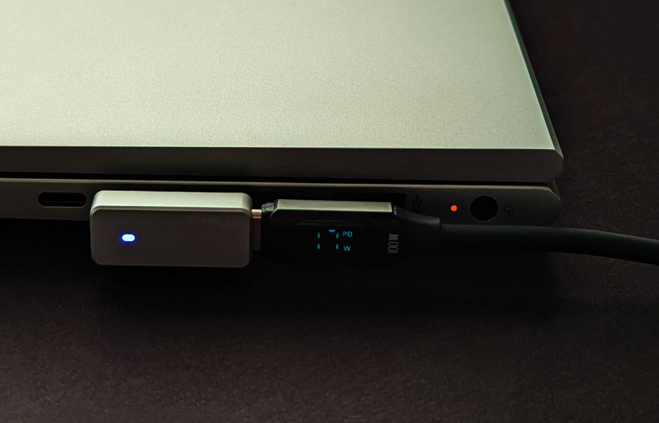 Магнитный Адаптер/Переходник для ноутбука/телефона USB Type C