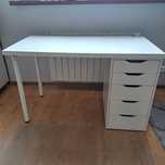 IKEA LAGKAPTEN ALEX biurko z szafką 120x60 cm biały