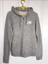 Szara Bluza z kapturem na zamek Jack Wills r. M