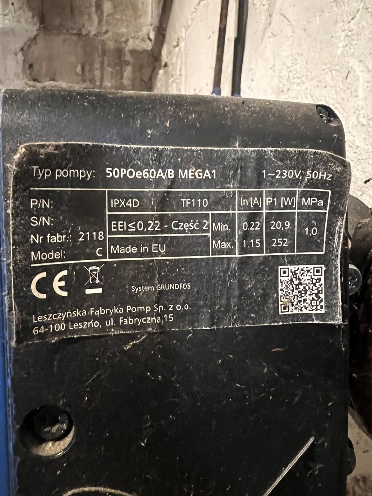Pompa obiegowa LFP 4 sztuki
