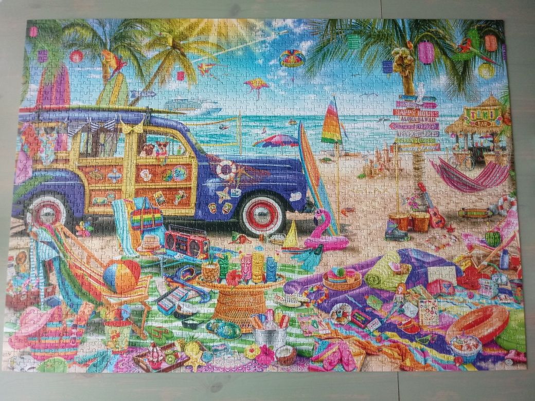 Trefl Puzzle 2000 Tropikalne wakacje kompletne