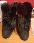 Bocci piękne buty-futerko naturalne r.37