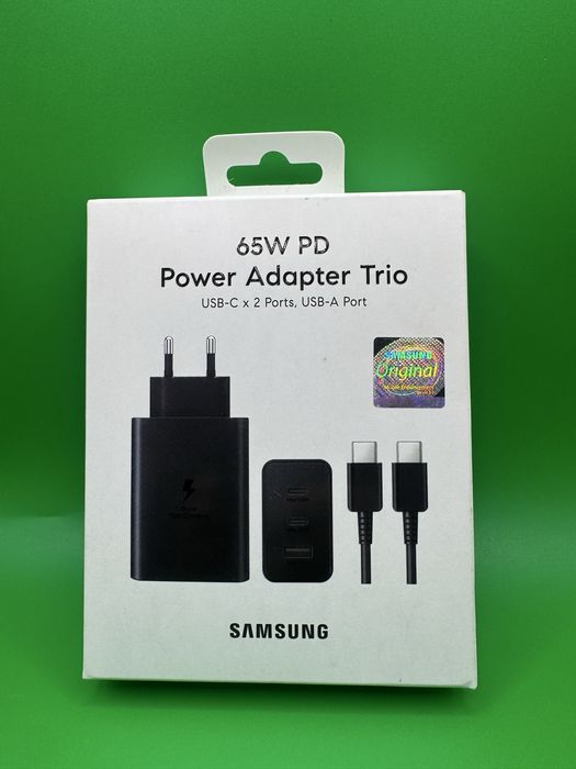 Мережевий зарядний пристрій Samsung 65W PD Power Adapter Trio