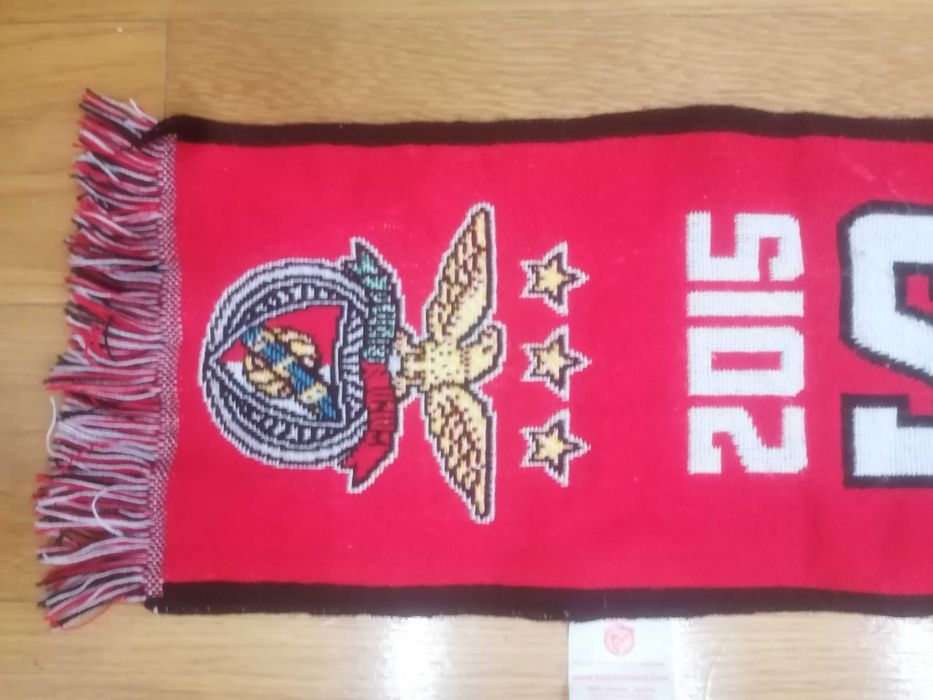 Cachecol Bicampeões - SLB Sport Lisboa e Benfica Bx6