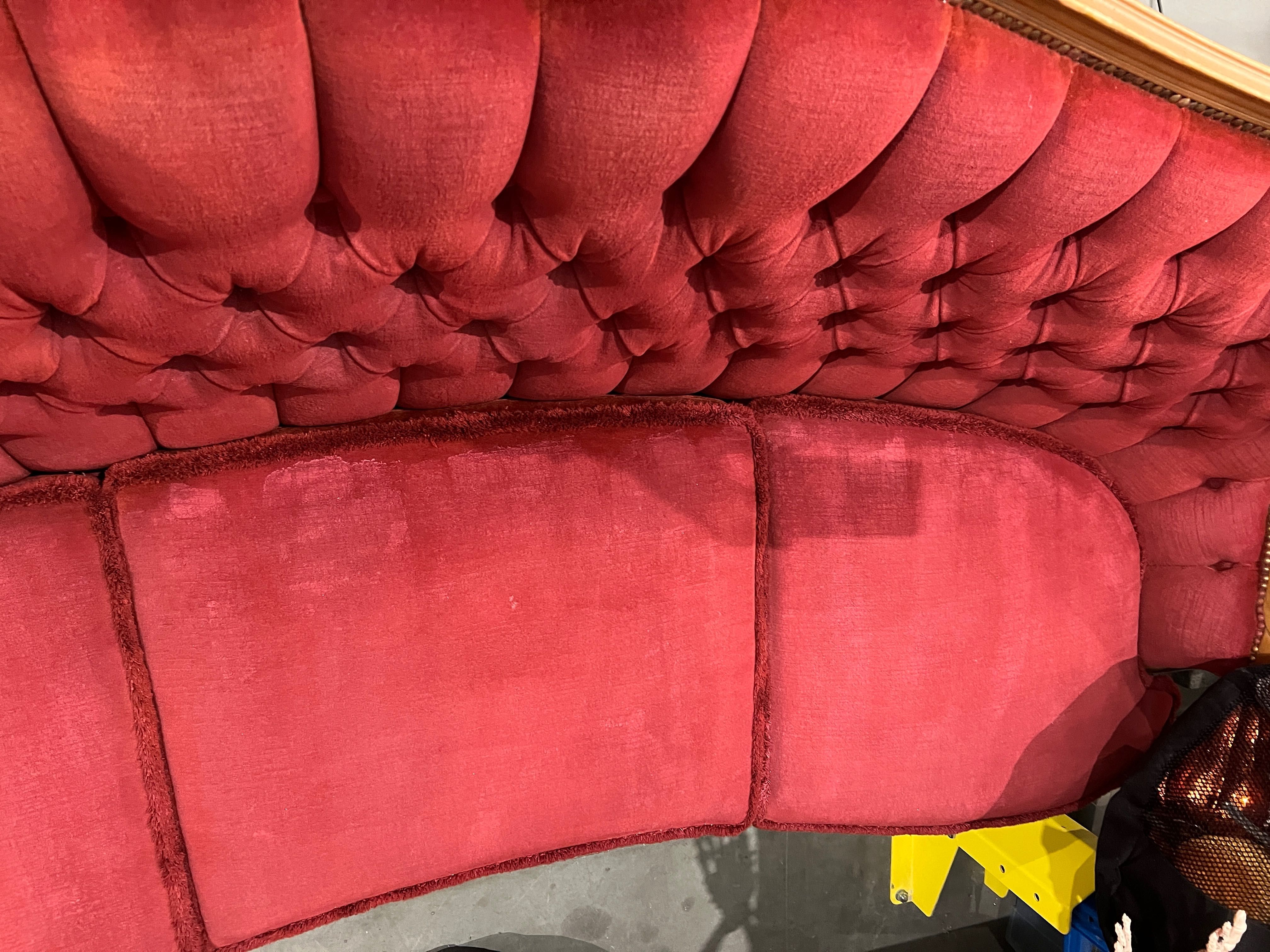 Zestaw wypoczynkowy w stylu Ludwika XV – sofa i dwa fotele