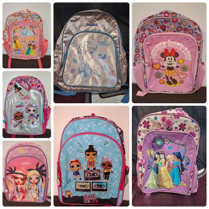 Mochilas Princesas,LOL, Minnie e Frozen NOVAS