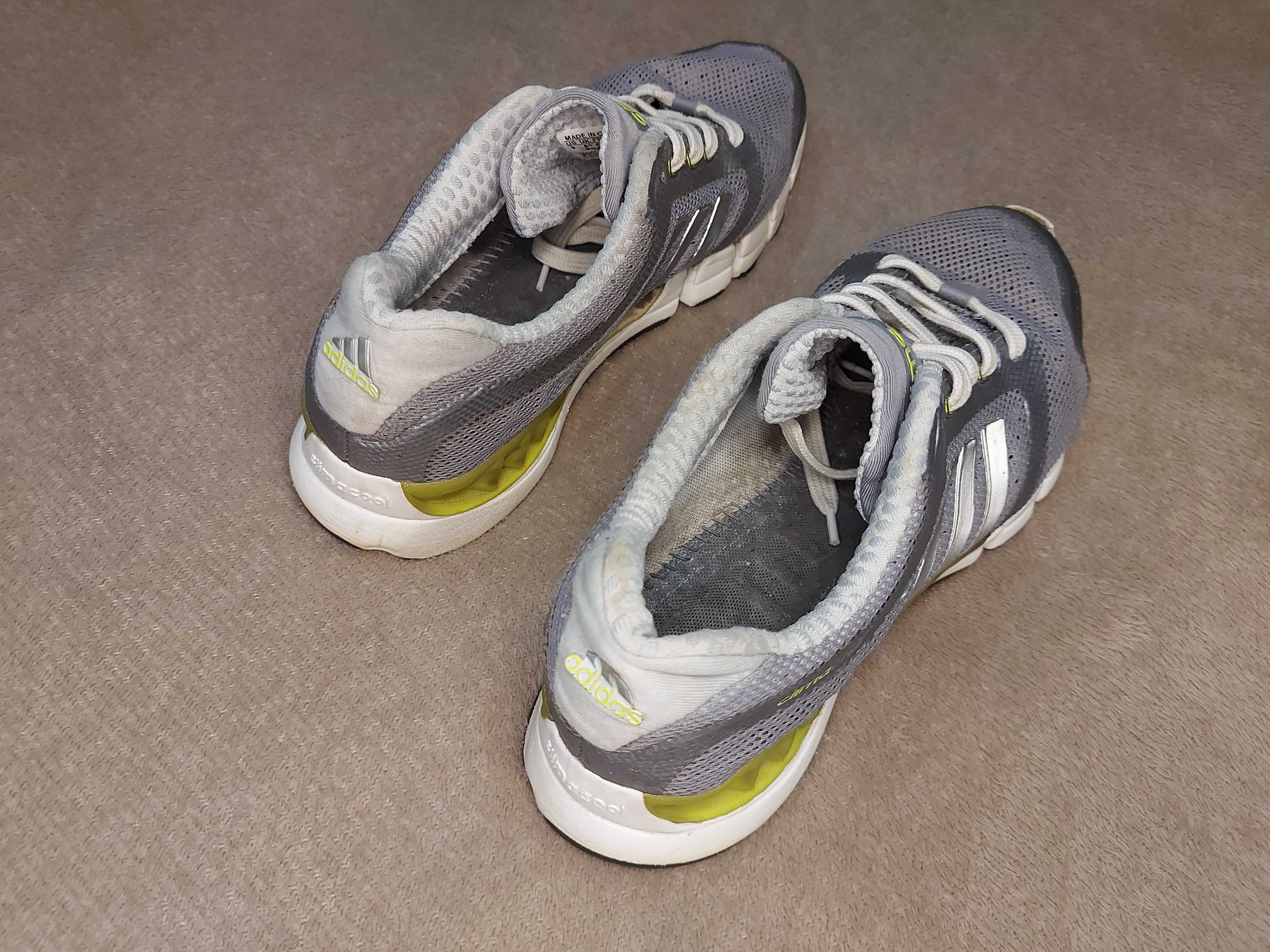 Вентилюємі Adidas ClimaChill Clima Cool Літні кросівки Сірі із зеленим