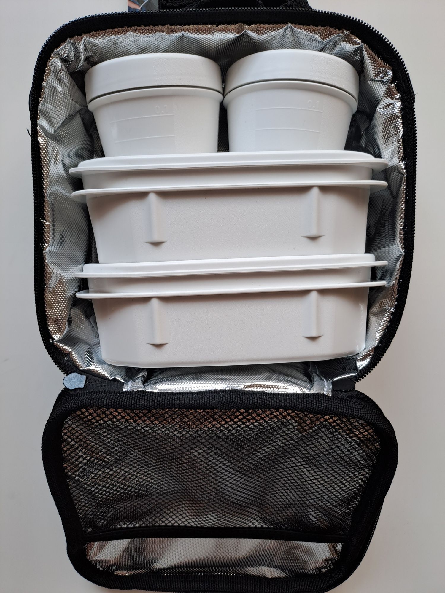 Lunch Box Torba termiczna z  pojemnikami do żywności