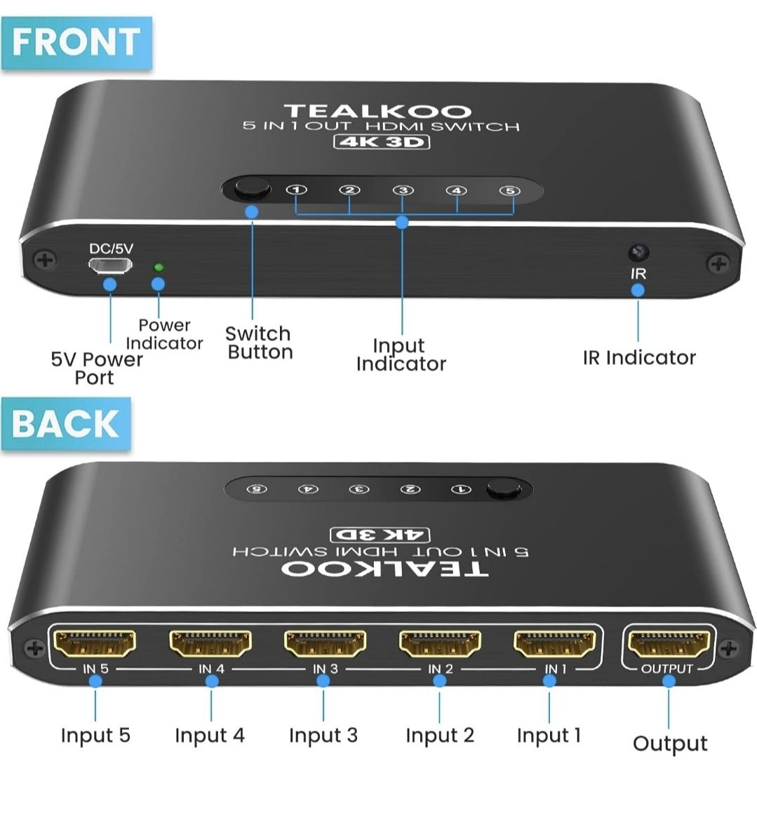 HDMI switch,  свитч,  разветвитель,  тройник