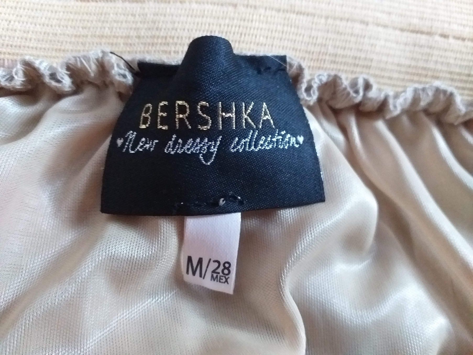Złota spódniczka Bershka M 38 plisowana asymetryczna spódnica