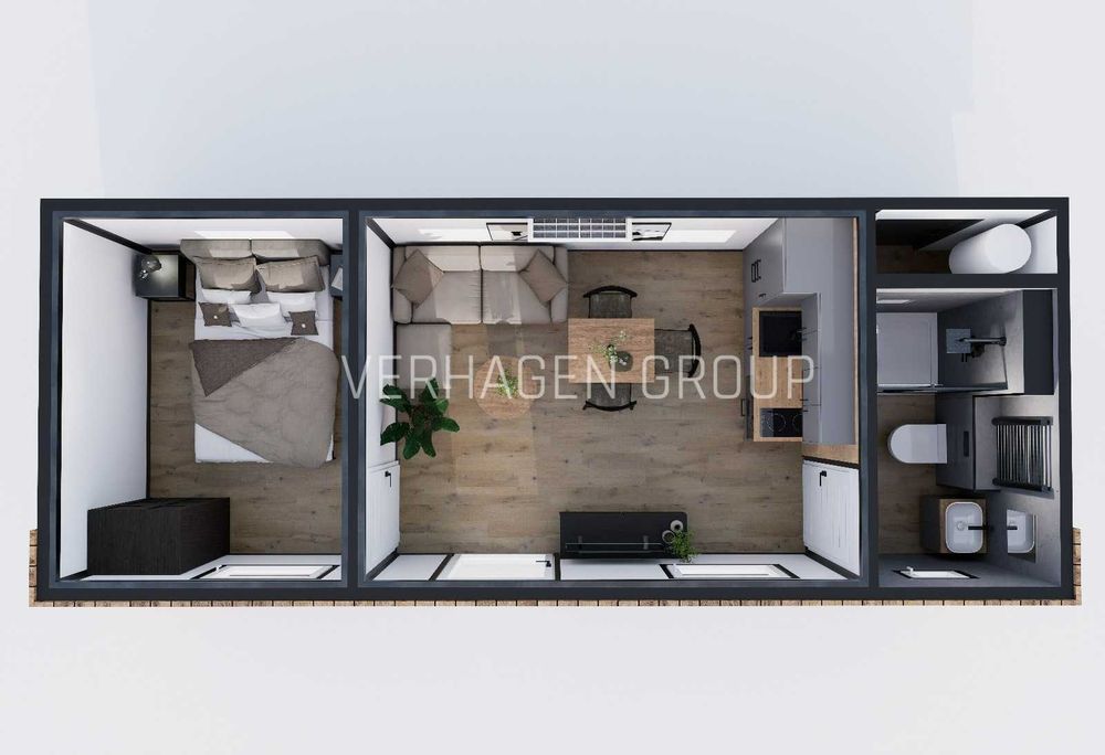 Nowoczesny Domek Modułowy – Gotowy w 4-6 tygodni