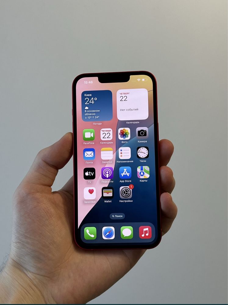 Айфон 13 / Iphone 13 red Neverlock 128 гб чек/гарантія