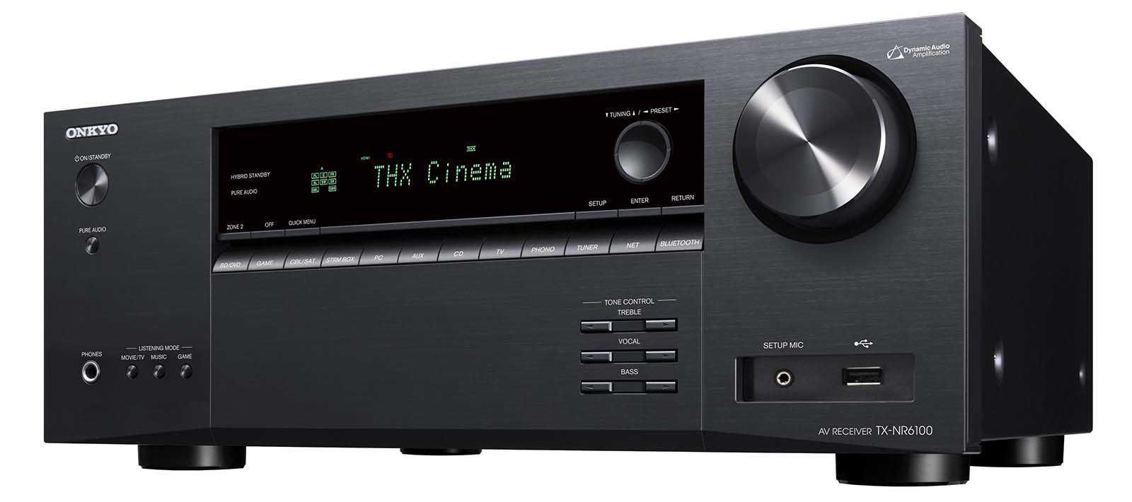 Onkyo TX-NR6100 amplituner kina domowego czarny