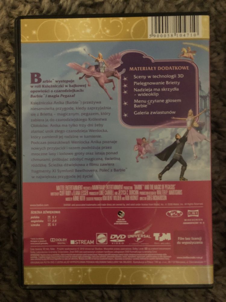DVD Barbie w krainie kucyków, Barbie i magia Pegaza
