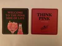 Bases para copos - Schweppes - Think Pink