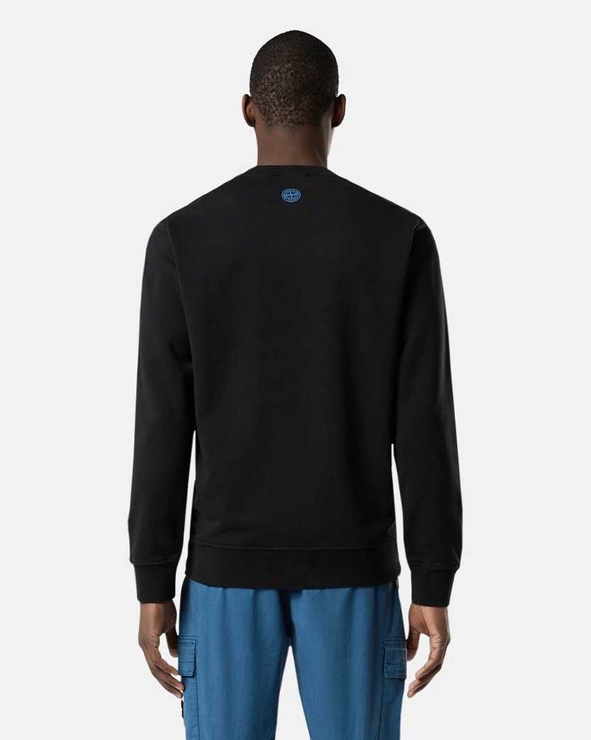 Світшот Stone Island 66182 Cotton Fleece Sweatshirt Black