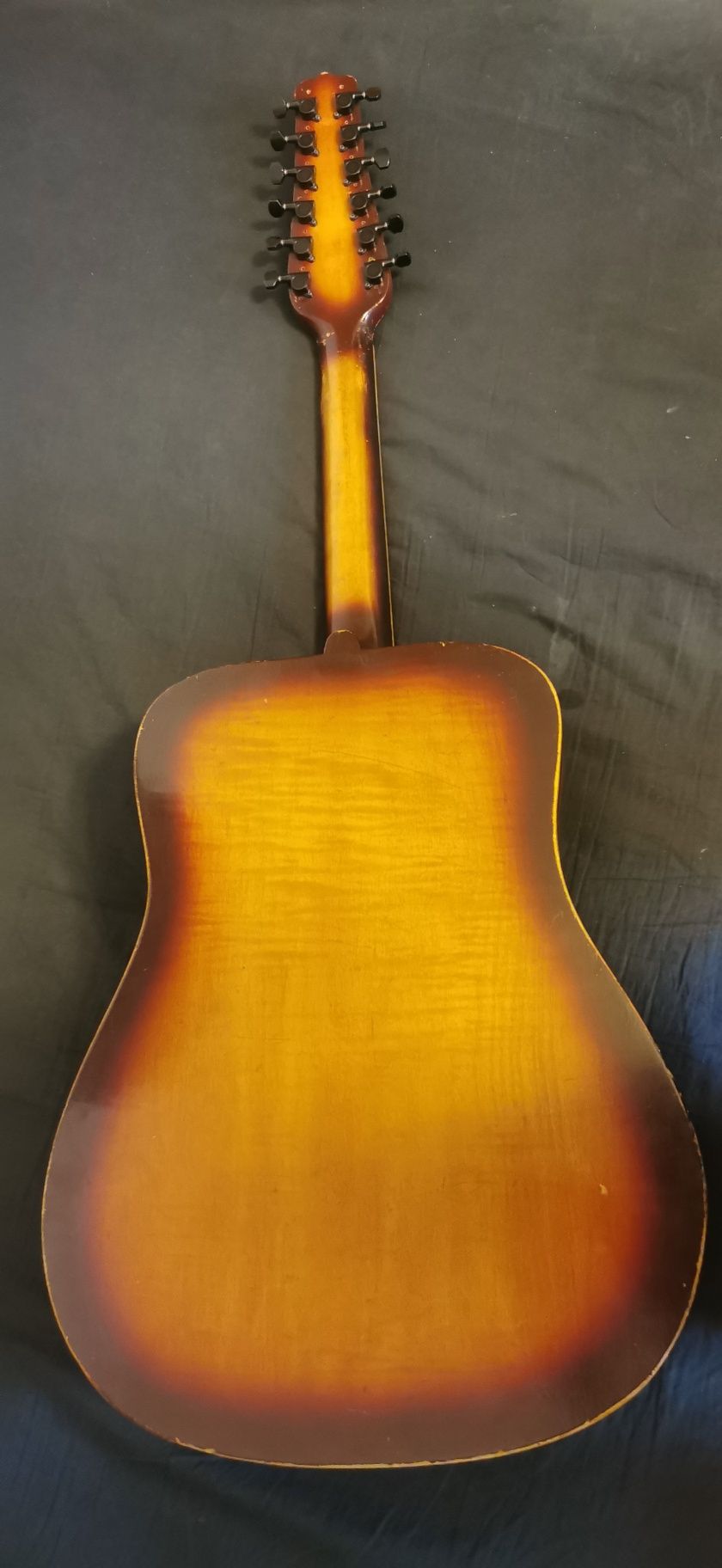 Gitara akustyczna 12 strunowa Władysław Lemański lutnicza z pokrowcem