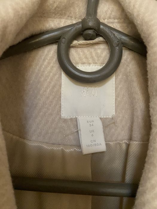 Кашемірове пальто фірми hm